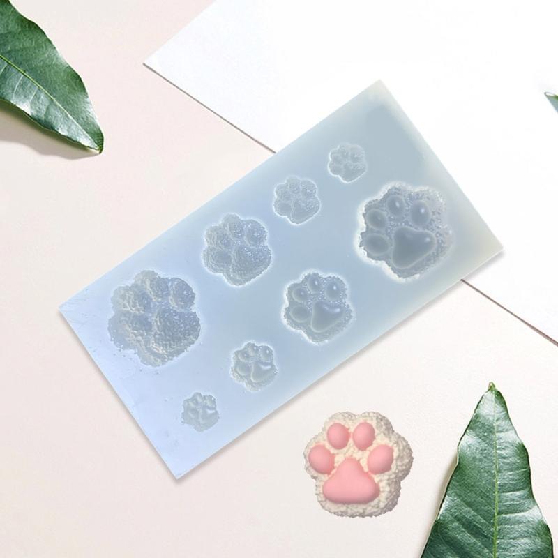 Silicone Kitten Claw Mold Multi Purpose Craft for Resin Epoxy Candle Soap Handmade Jewelry Decoration Easy Release