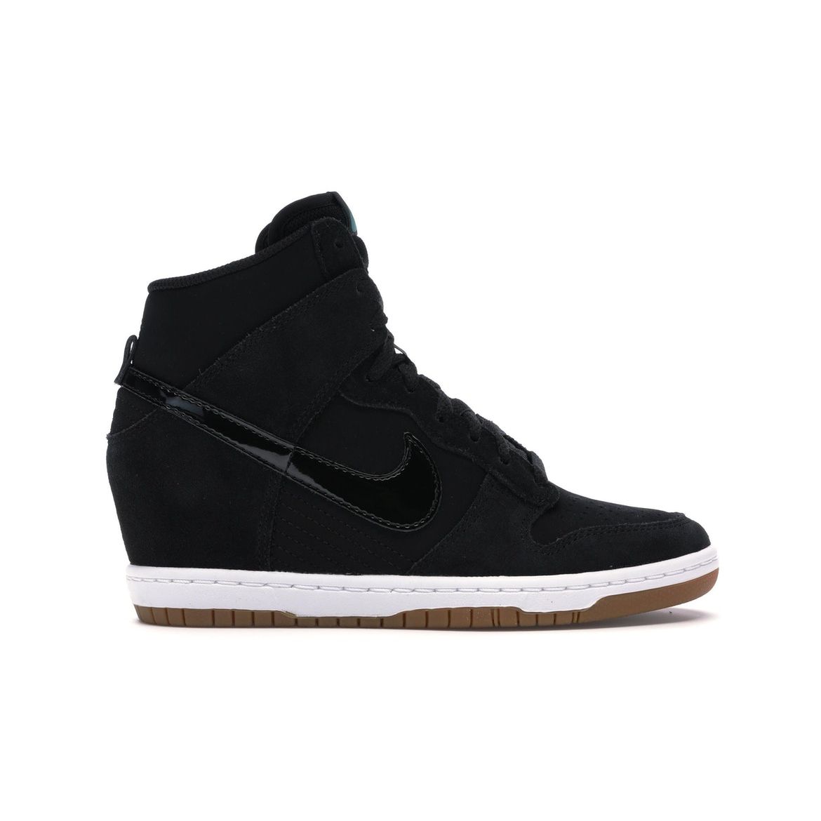 

Женские кроссовки Nike Dunk Sky Hi Essential Black Gum Sail-Gum-Medium-Brown-Black 644877-011