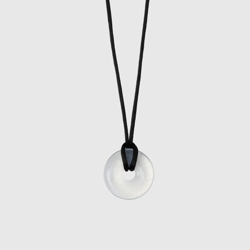 NIEEH CRYSTAL NECKLACE_CLEAR QUARTZ