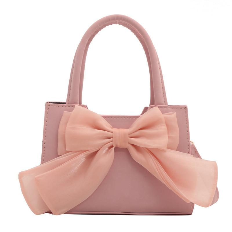 Chic Korean Style Large Capacity Bowknot Bag For Women Spring 2024 Shoulder Crossbody