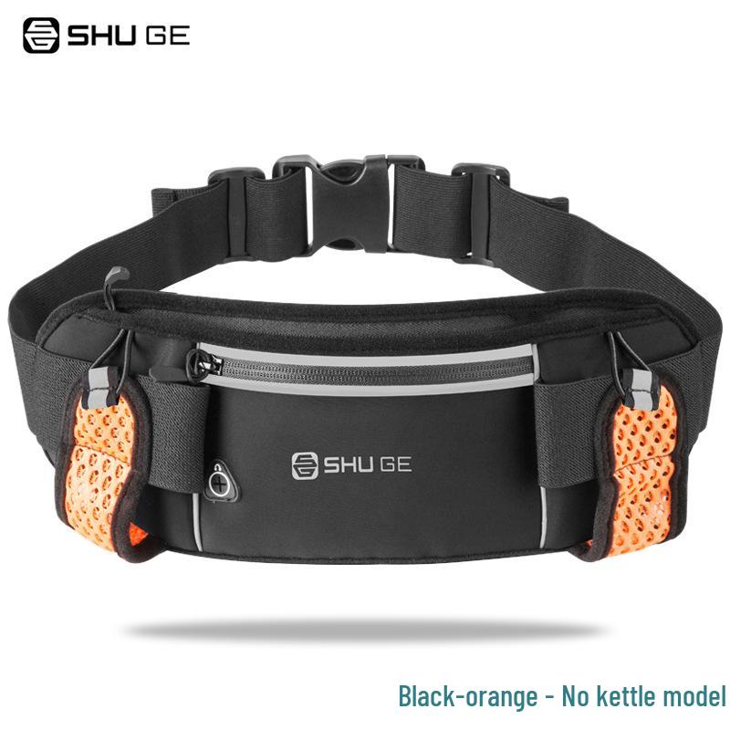 Unisex Sports Waist Bag with Dual Water Bottle Holders for Running, Hiking, and Outdoor Adventures