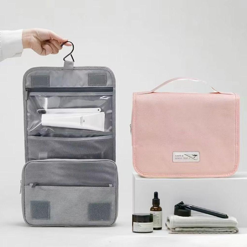 Waterproof Travel Toiletry Bag with Hook Makeup Bag INS Hanging Cosmetic Bag  Girls