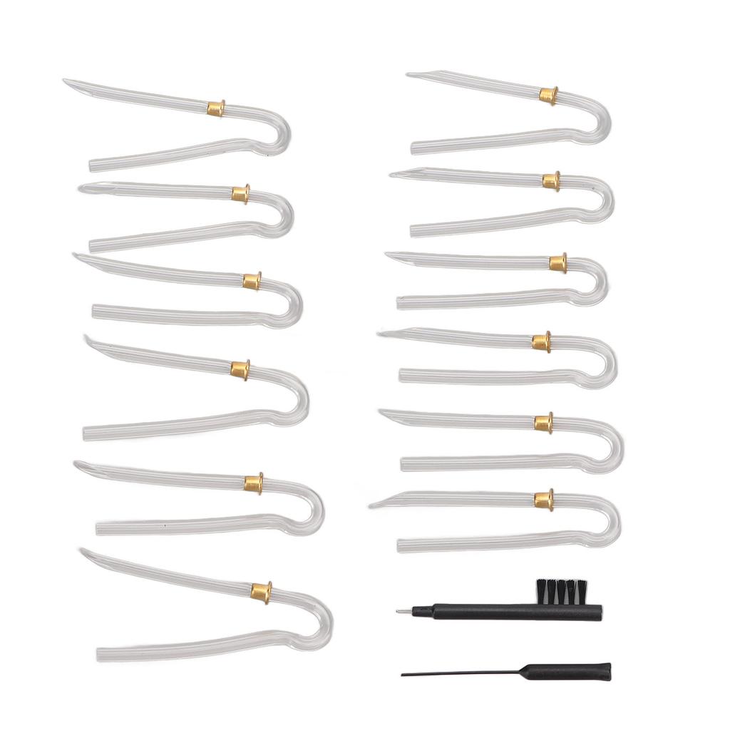 Hearing Amplifier BTE Tube Cleaning Brush Professional Preformed Hearing Amplifier Tube with Metal Lock