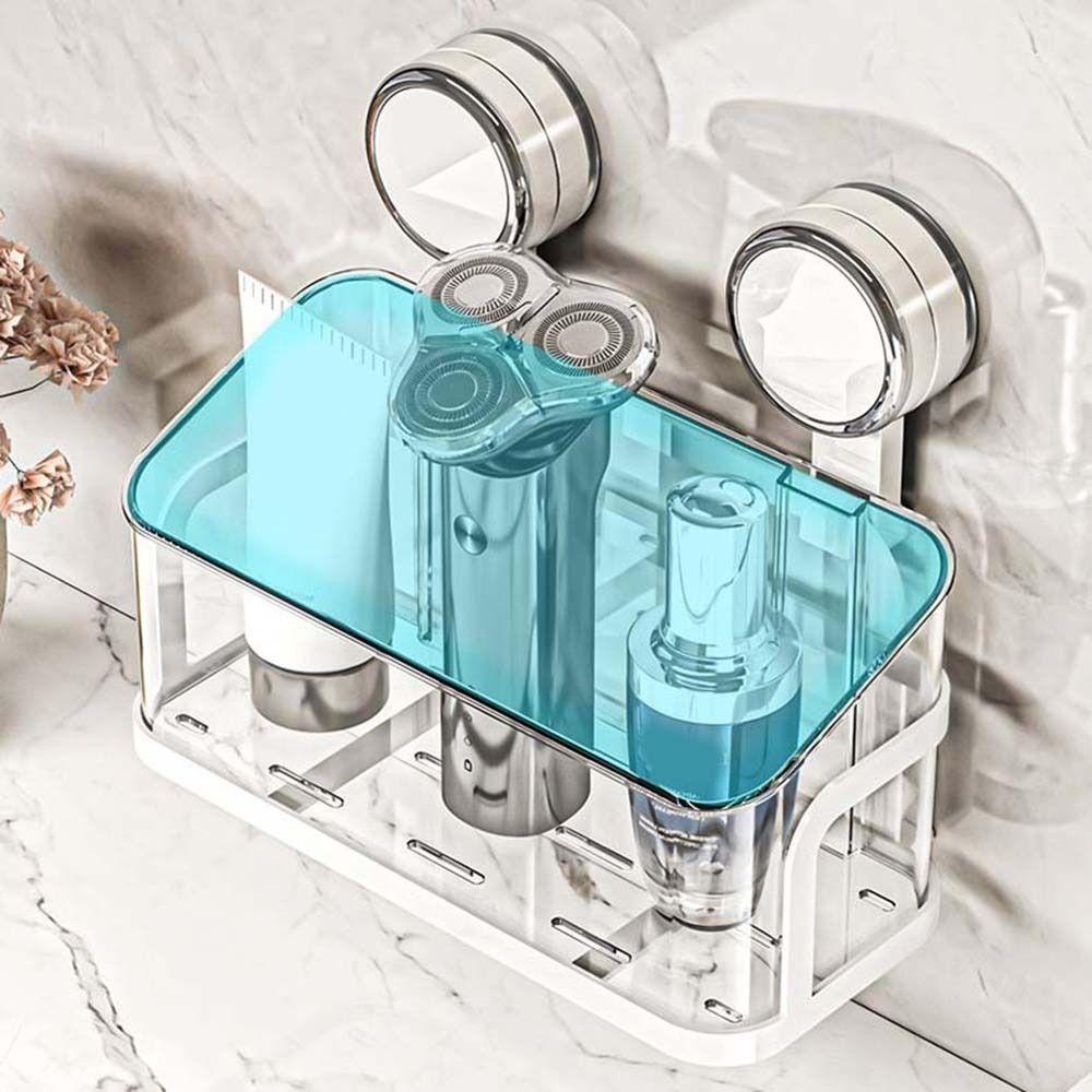 Wall Mounted Spice Rack Removable Shower Shelf Multifunctional Vegetables Fruits Holder Restroom