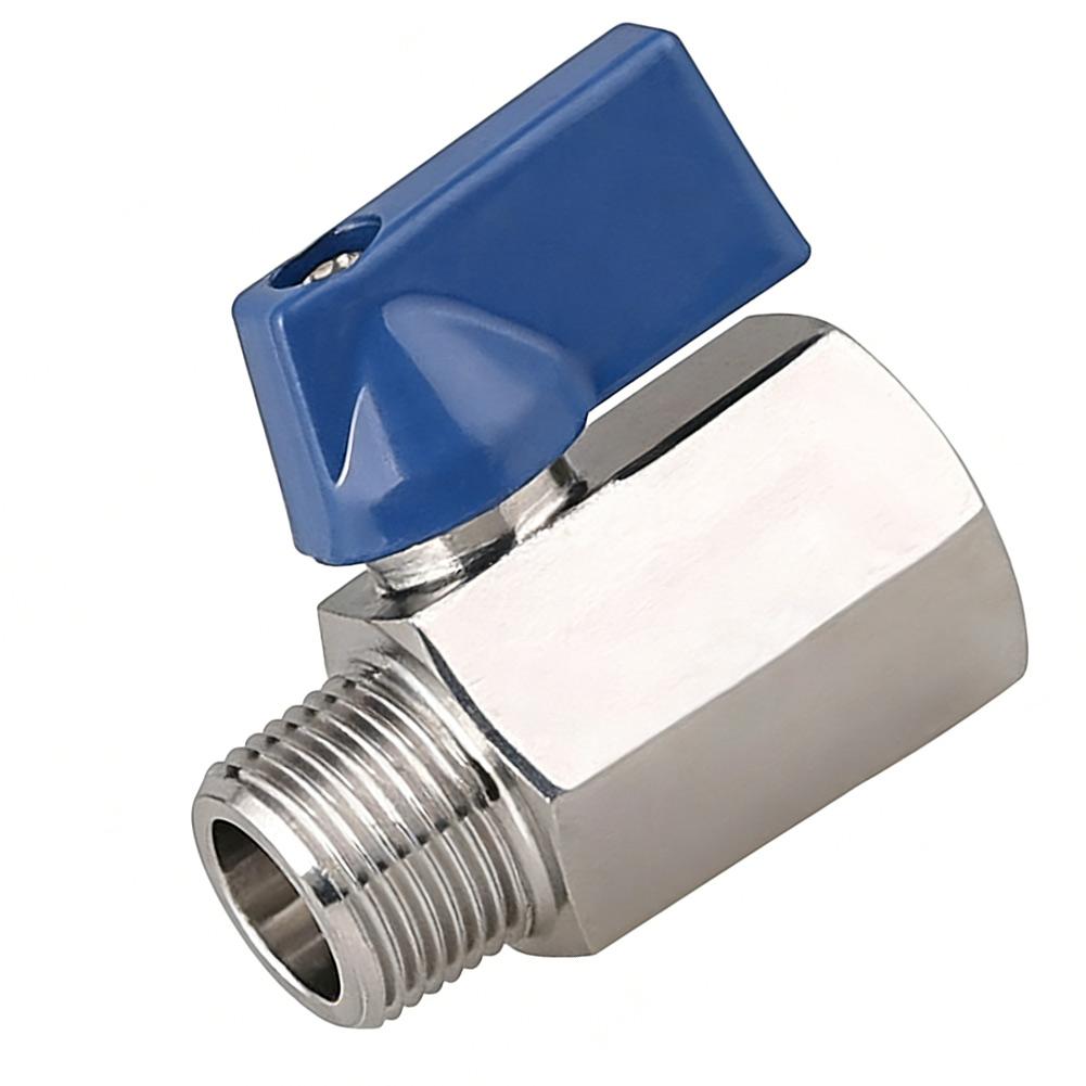 For Tight Spaces Compact Ball Valve Garden Water Connector Rust Resistant Seamless Operation Smooth Flow Control