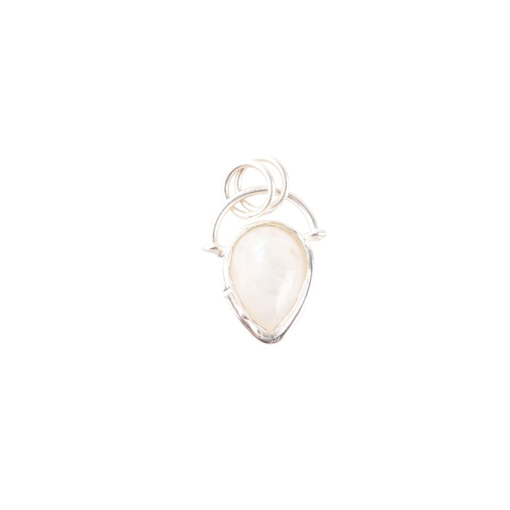 Rainbow Moonstone Gemstone 925 Sterling Silver Jewelry Handmade Pendant For Wife PP-56-33