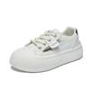 Nuove Scarpe Bianche Traspiranti Estive da Donna con Design Traforato Casual da Pattinaggio Suola Spessa Versatili Scarpe Sponge Cake