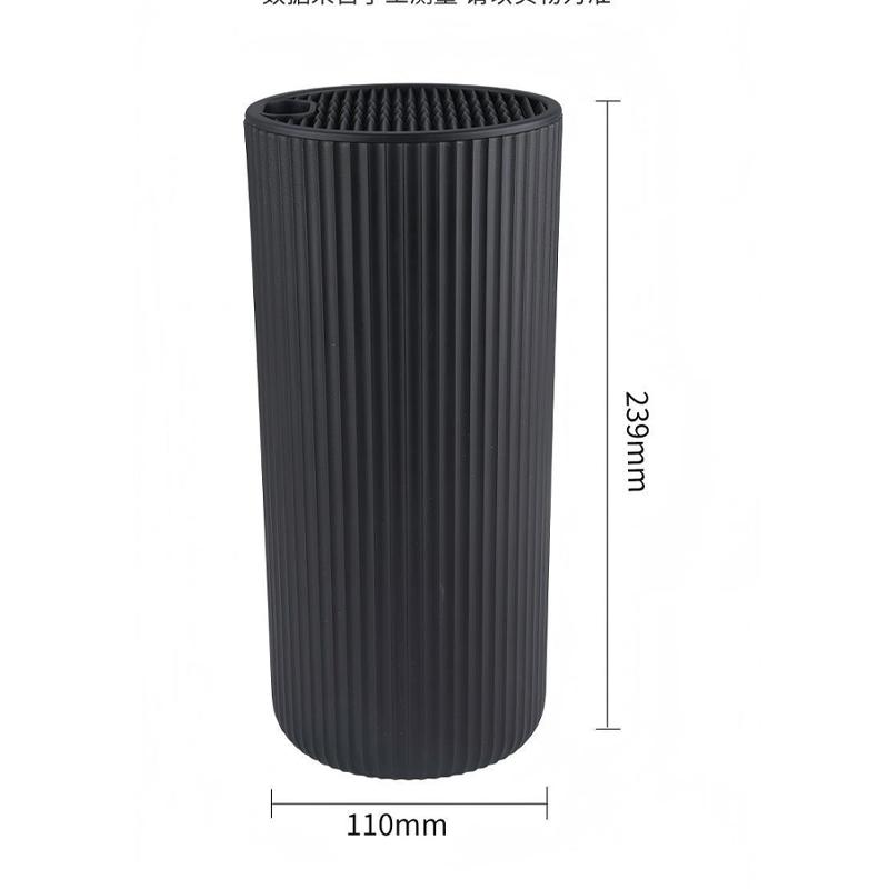 BOLTIFY Kitchen Knife Holder Stand for Kitchen Chef Ceramic Knife Inserted Plastic Knife Holder Bucket Kitchen Storage Tools