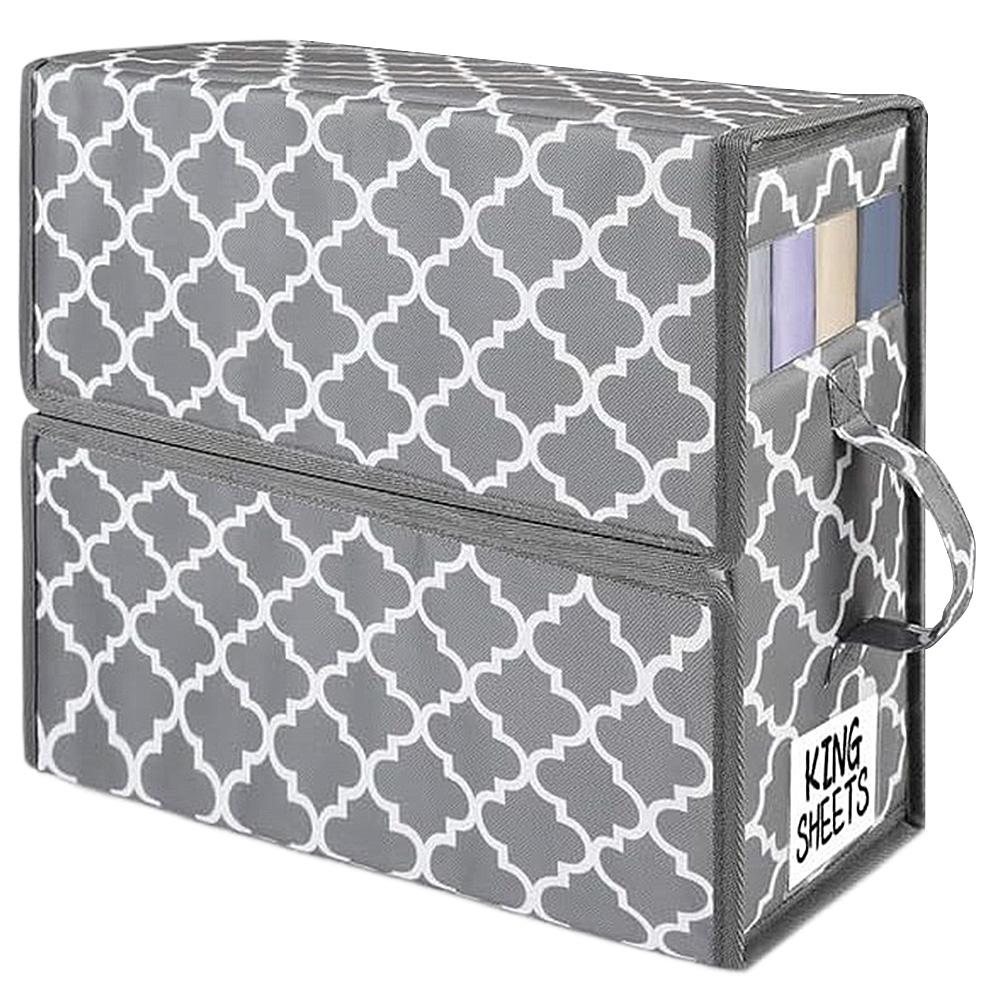 Wardrobe Storage Box Waterproof Underbed Storage Container Wear-Resistant Foldable Clothes Organizer for Home Bedroom Organizing