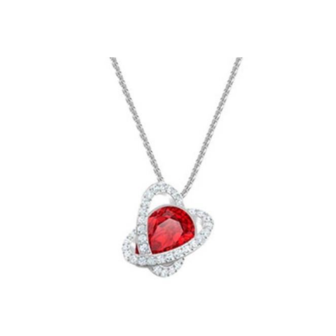 Swarovski Outstanding Heart-Shaped Necklace Women necklaces 5455036 Box (Random Color)
