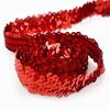 2/5/10Meters Meetee 30mm Sequin Lace Ribbon Stretch Fabric Laces Trim for Clothes Elastic Band DIY Sewing Decoration Accessories