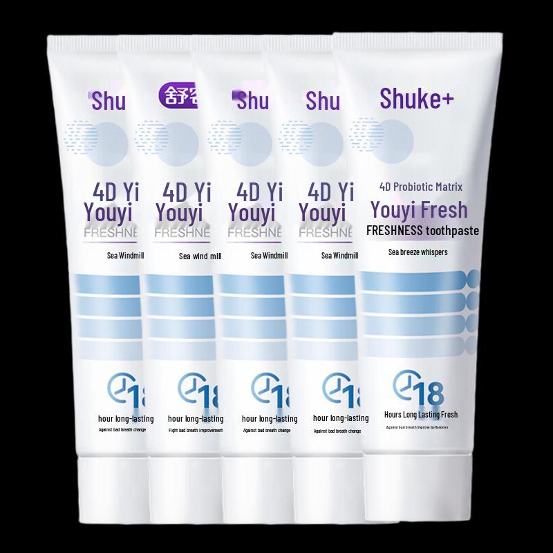 Shuke Fresh Probiotic Toothpaste 5-Pack