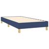 Maison Exclusive - Sommier à lattes de lit avec matelas Bleu 90x190 cm Tissu