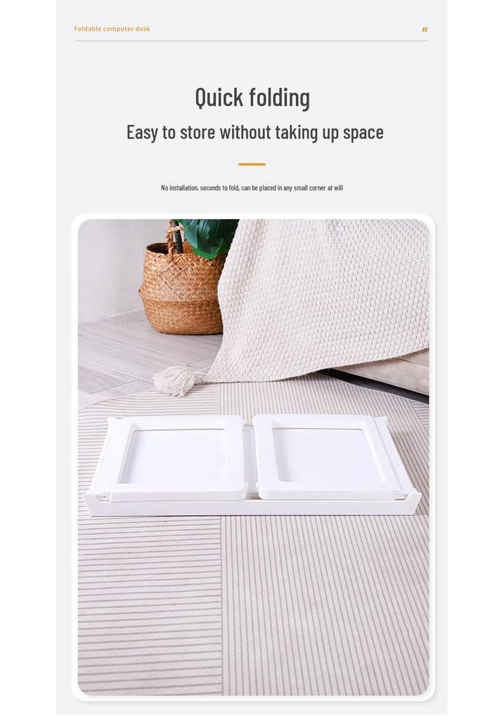 Folding Multi-functional Table: Bedroom, Dining, Dormitory, Study, Small Computer Desk