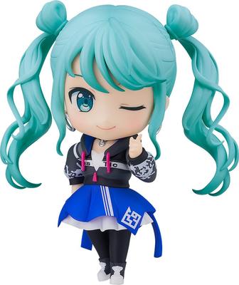 Nendoroid Project Sekai Colorful Stage feat. Hatsune Miku Hatsune Miku Street World Ver. Nemēroga plastmasas krāsota kustīga figūra