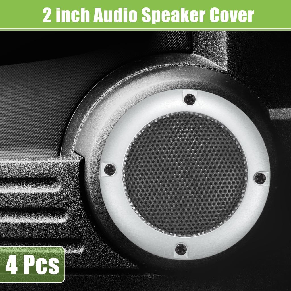 ACROPIX Universal 2" Car Speaker Grille Cover Mesh Round 2" Audio Speaker Subwoofer Guard