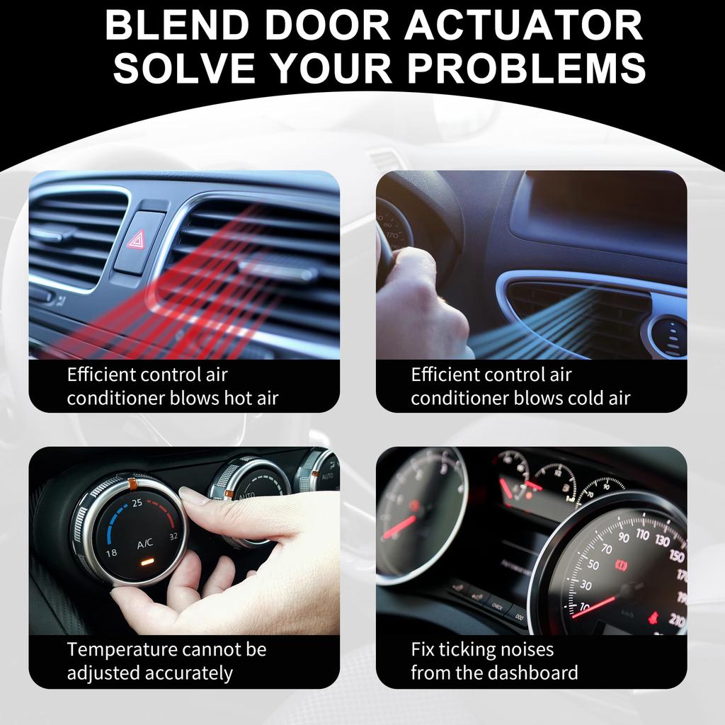 Partuto HVAC Heizungs-Mischluftklappen-Steueraktuator Nr. 79140TK8A41 - Auto-Luftklappenaktuator -