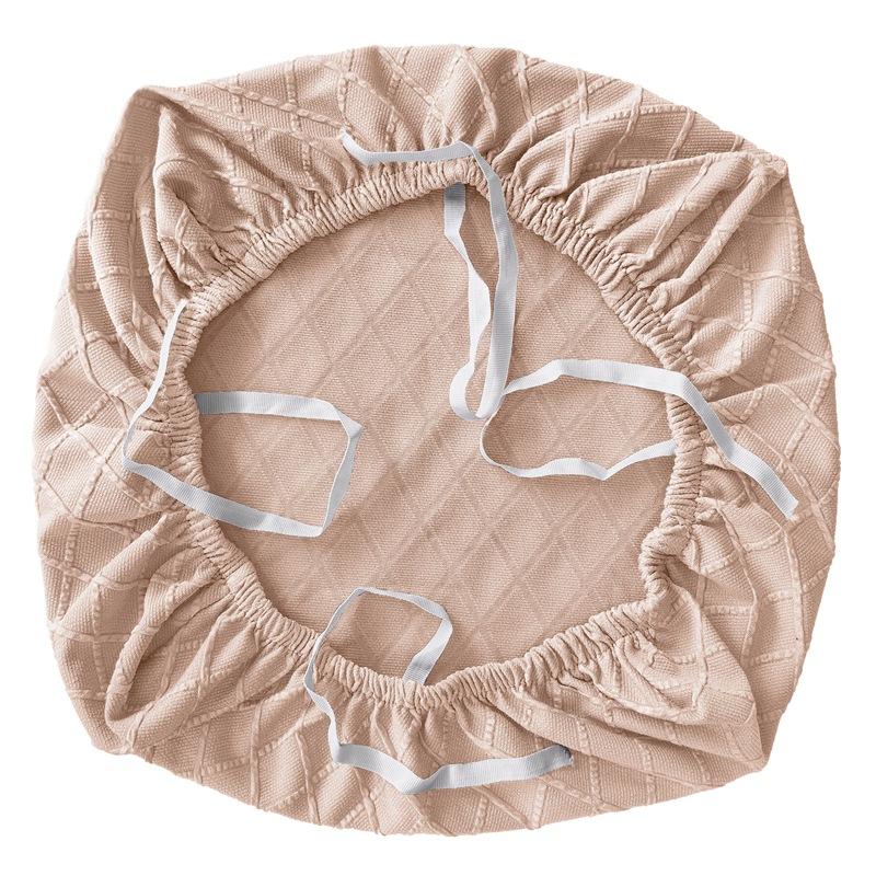 Stretch Jacquard Office Computer Chair Seat Covers, Removable Washable Anti-dust Desk Chair Seat Cushion Protectors