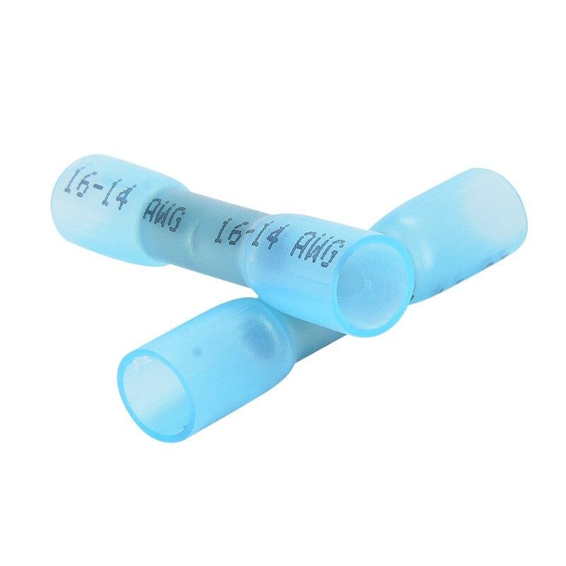10/25/50PCS Heat Shrink Wire Butt Terminal Waterproof Insulated Wire Connector Cable Crimp Terminal Bht0.5 Bht1.25