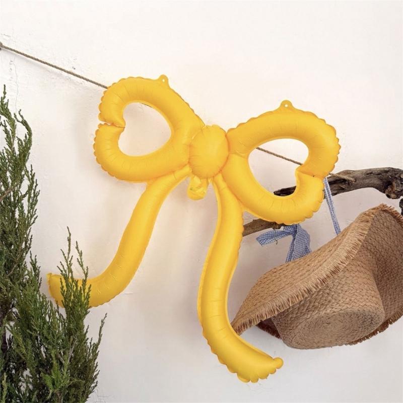 Aluminum Film Balloon With Cutout Bowknot Design For Baby  Wedding Photography Cutout Party Balloons