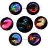 SCIONE Crystal LED Light Fidget Spinner for Kids,LED Light up Fidget Toy for Toddlers,Glow in The Dark Party Supplies Stress Relief for Children Adul