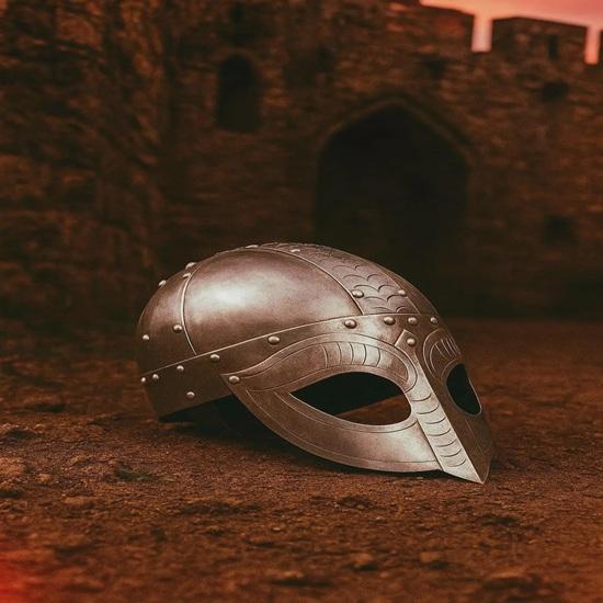Viking Helmet Medieval Norse Warrior Helmet Handcrafted Steel LARP Cosplay Costume Armor Norse Helmet Replica Gift