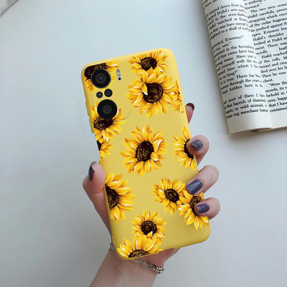 For Xiaomi POCO F3 Case Soft Back Cover Fashion Rainbow Love Heart Silicone Phone Protector Case For Xiaomi mi POCO F3 F 3 Funda