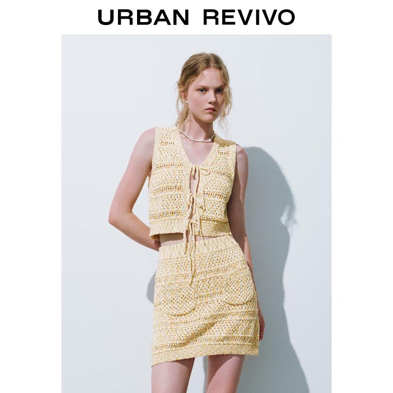 

UR Women s Butterfly Tie Layered Knit Cardigan L