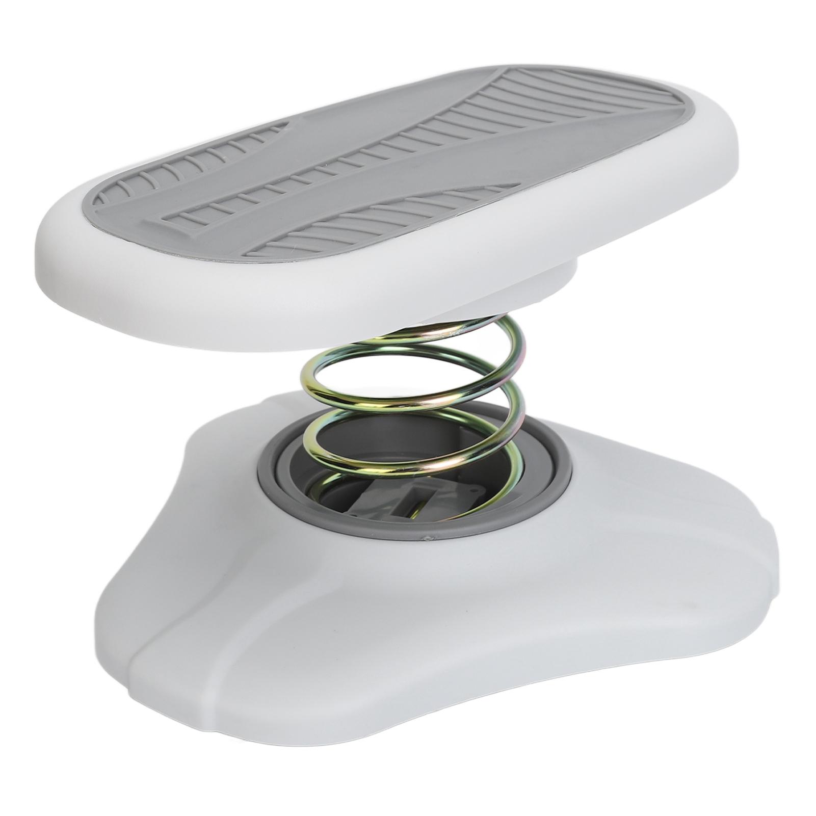 

Подставка для ног для унитаза с пружиной для взрослых Устойчивое основание Противоскользящая Высокая грузоподъемность Унитаз Горшок Подставка для ног Ступенька Серая