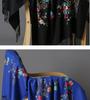 300g Faux Cashmere Embroidered Plum Blossom Scarf, Women's Ethnic Travel Wrap - Warm New Year Holiday Shawl