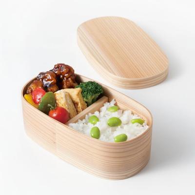 Yamaga Lacquerware Store Original Bentwood Bento Box with Cover Kisho White - (Kisho - Wood)
