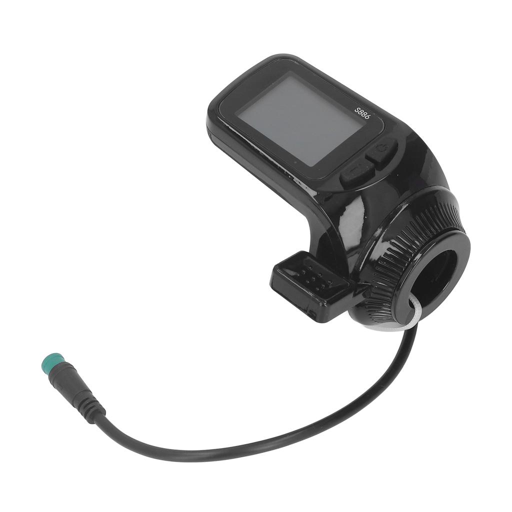 Electric Bike LCD Display Meter Low Failure Rate Water Proof Simple Design Electric Bike Accessories for E Scooter