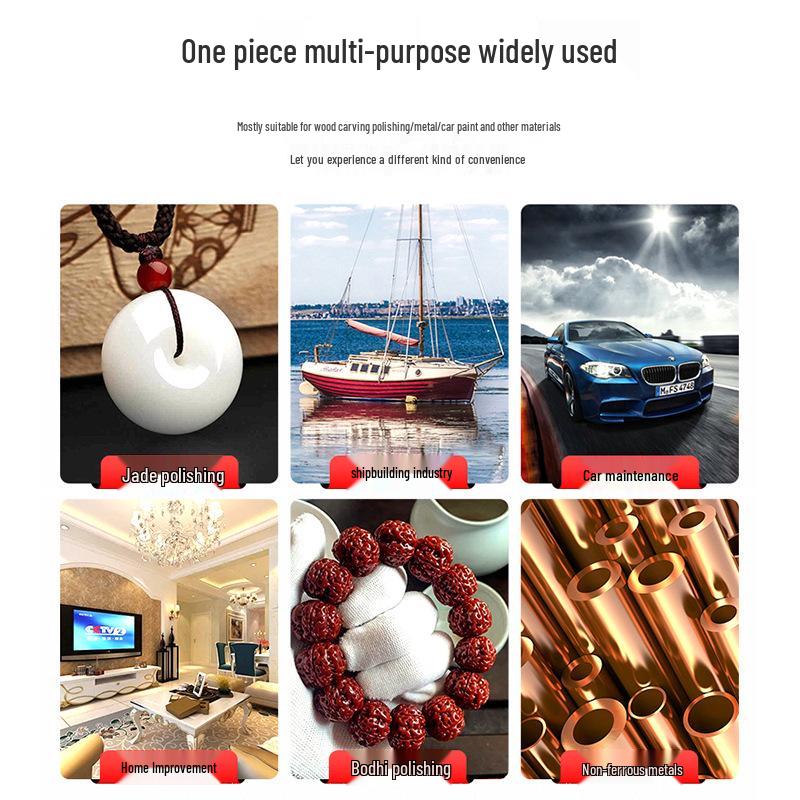 Purple Ceramic Flocking Sandpaper Disc for Metal and Woodwork Polishing