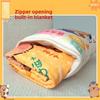 Short Plush Cushion Blanket For Students Graduation Gift