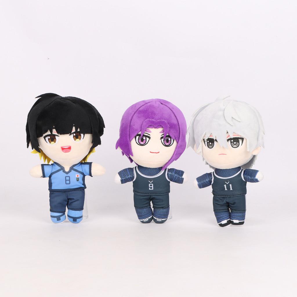 Lock Blue Plush Toy Cute Cartoon Q Edition Girl Birthday Holiday Dolls Gift