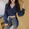 Lolita Style Shirt With 3d Effect And Vneck For Spring Womens Fashion