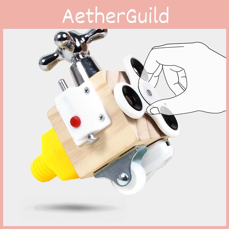 Puzzle 3d Wooden Lock Toy Kids Early Education Cognitive Learn Skill Unlock