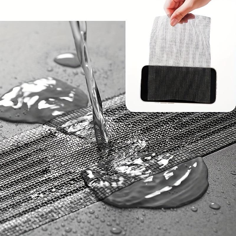 Roll up floor drain sticker disposable toilet drainage anti blocking filter mesh sticker