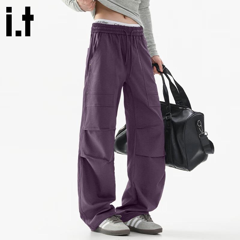 Fingercroxx Men's 2025 Autumn Parachute Straight-Leg Casual Pants