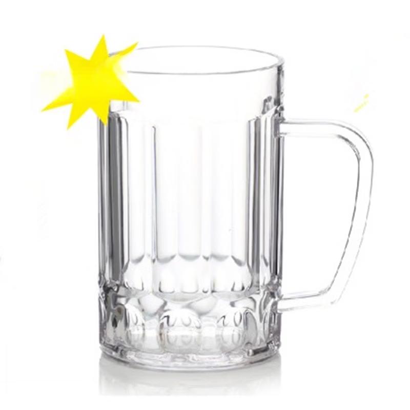 LISM Transparent PC Beer Cocktail Glass (Set of 3)