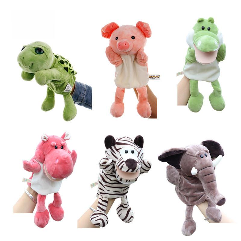 Hand Animal Jungle Puppet Pp Cotton Plush Toy Kids Classroom Play Gift Doll