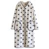 Hooded Flannel Nightgown: Thick, Warm & Casual Pajamas for Spring, Autumn & Winter