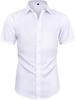 Four-sided Stretch Dress Shirt Men's Slim-fitting Long-sleeved Solid Color Simple Men's Shirt Business Casual Men's Clothing