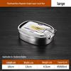 304 Stainless Steel Divided Lunch Box