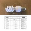 Spiral Energy-Saving Light Bulb, E27 Screw Base, Super Bright Indoor White Light, Available in 9W/13W/18W/32W/40W.