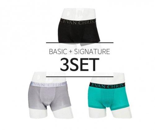 [EVAN CHRIS] Набор из 3 предметов Signature + Basic Line [Отправка из Кореи] 100% Оригинал 90