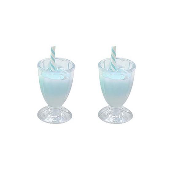 2Pcs Funny Miniature Fashion Jewelry DIY Mini Simulation Drink Cup Toys for Mobile Phone Case