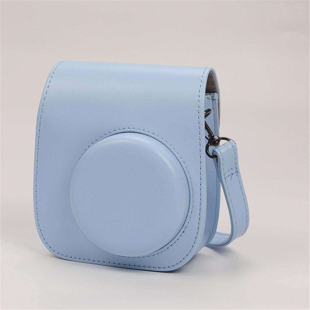 Für Instax Mini 12 11 8 9 Kameratasche PU-Leder Weiche Schutzhülle Reisetasche Für Fujifilm Filmkameratasche Mit Schultergurt
