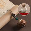 Green Sandalwood Vintage Hollow Sachet Keychain Aromatherapy Pendant