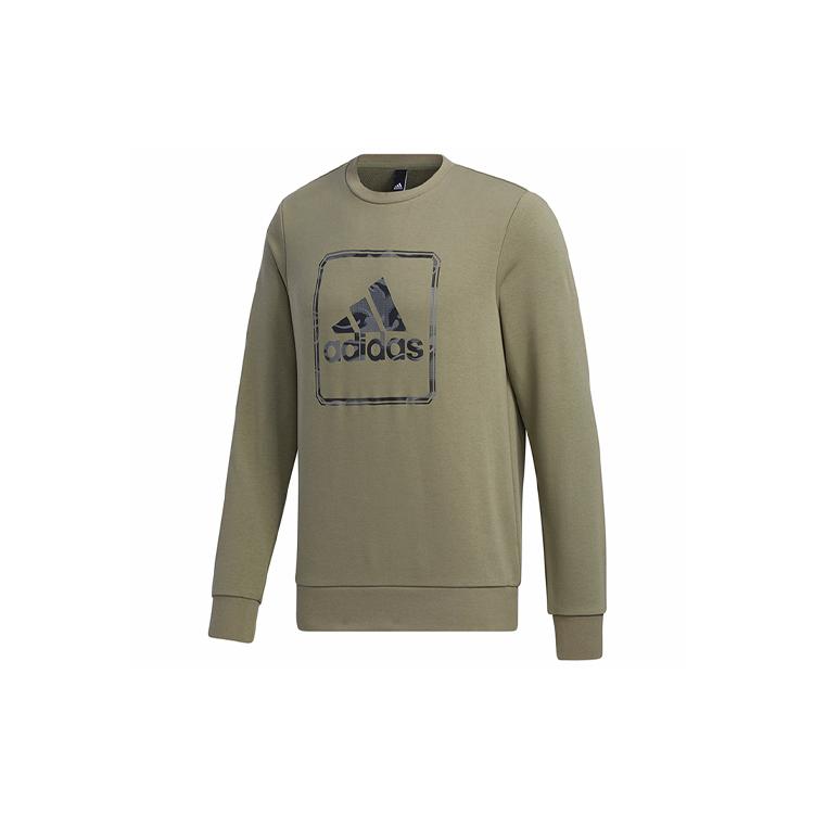 New Adidas MH Gfx Ft Sweatshirt Men's Legacy Green GM4478